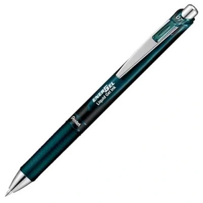 Afbeelding van Pentel EnerGel XM BL77A2 gelpen met drukmechanisme, indigo zwart (1 stuk)