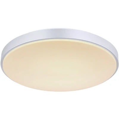 Afbeelding van Globo Sonny LED plafondlamp, zilver, CCT, Ø 41 cm