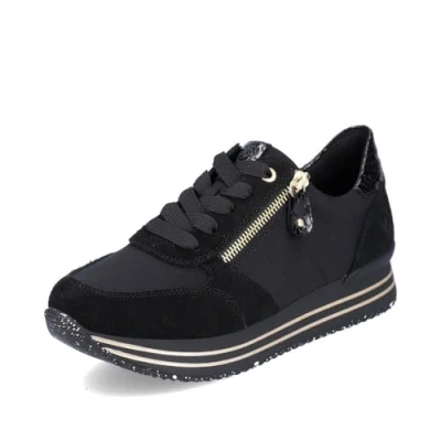 Afbeelding van Remonte Dames D1316 Sneakers, zwart, 42 EU
