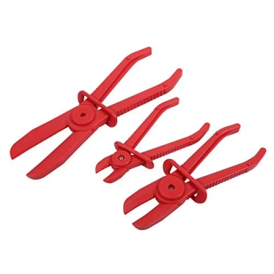 Afbeelding van Lijn Klemtang, 3 Stks Nylon Slang Klem Gereedschap Set Flexibele Plier Rembrandstof Water Handen Gemengde Maten Handgereedschap