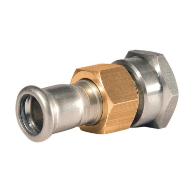 Afbeelding van Bonfix Perskoppeling RVS 316L 3 Dlg koppeling Rp1/2&quot;x15mm