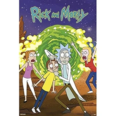 Afbeelding van Poster Rick and Morty Portal II 61x91,5cm