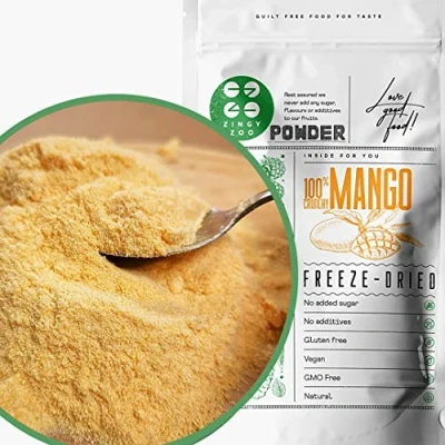 Afbeelding van Gevriesdroogde Mango Poeder Freeze Dried Fruit Powder Geen Toegevoegde Suikers, Vegan Glutenvrij Gedroogd Tropical Gefriergetrocknetes Mangopulver Pure Gedroogde (100g)