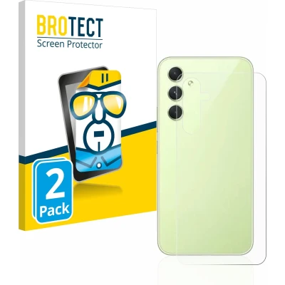 Afbeelding van BROTECT Screenprotector voor Samsung Galaxy A54 5G (Achterkant) Folie Beschermfolie transparant (2 Stuks)