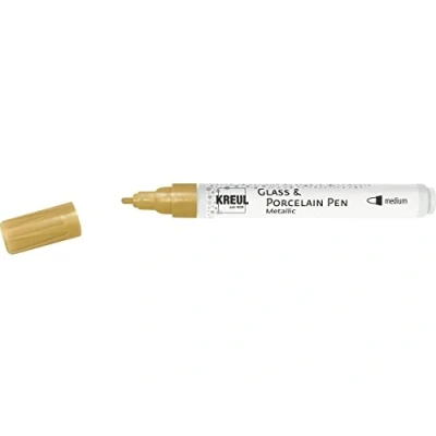 Afbeelding van Creotime Verfstift Glas &amp; Porselein Contour Goud