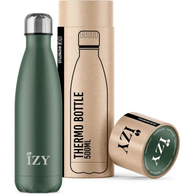 Afbeelding van Thermosfles IZY Poedercoat Groen 500 ml