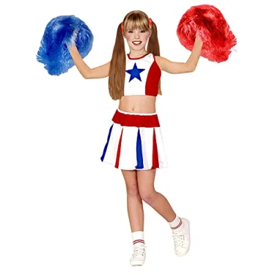 Afbeelding van Cheerleader kostuum voor meisjes Verkleedkleding Maat 158