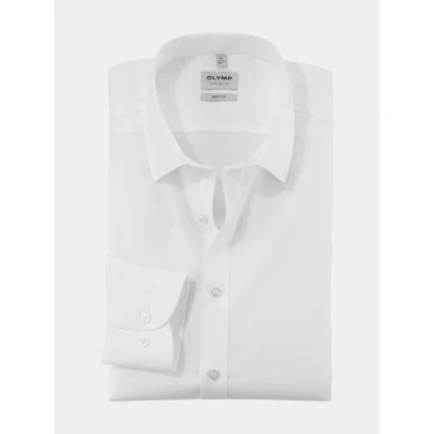Afbeelding van Olymp BODY FIT extra langer Arm Overhemd, Heren, Maat: 44, White