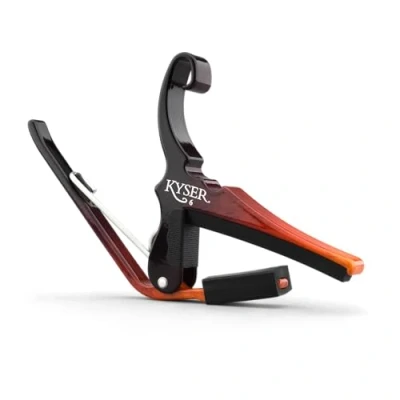 Afbeelding van Kyser Quick Change Capo voor 6 snarige akoestische gitaren, Sunburst, KG6SNB