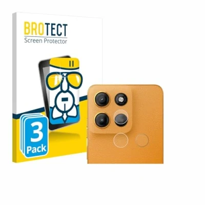 Afbeelding van BROTECT Screenprotector voor Motorola Moto G15 (ALLEEN Camera Lens) Folie Beschermfolie Beschermglas transparant (3 Stuks)