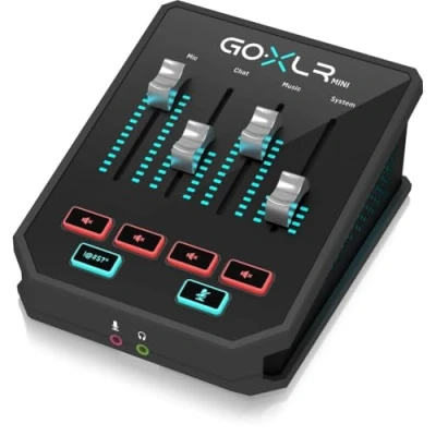 Afbeelding van GoXLR Mini Mixer en USB audio interface voor streamers, gamers podcasters