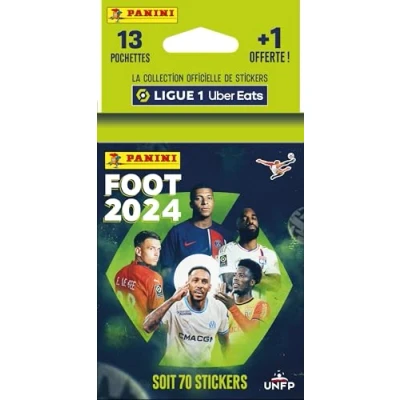 Afbeelding van Stickerset Panini LIGUE 1 Uber Eats Foot 2024 (FR) 18 Enveloppen