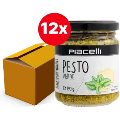 Afbeelding van Antipasti pesto met basil verde 190g Doos 12 stuks