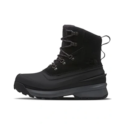 Afbeelding van The North Face Chilkat Veterboots, Heren, Maat: 44.5, Black Leer en textiel