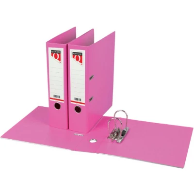 Afbeelding van Ordner Quantore A4 80mm PP roze