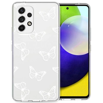 Afbeelding van Samsung Galaxy A53 Hoesje Siliconen en TPU (zacht) iMoshion Softcase/Backcover Grijs Telefoonhoesje