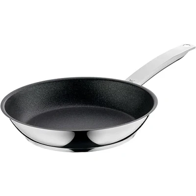 Afbeelding van WMF Permadur Advance braadpan, geschikt voor inductie, 24 cm, roestvrij stalen pan, Cromargan staal gecoat, ovenvast