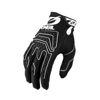 Afbeelding van O&#039;NEAL Cycling Glove Motocross MX MTB DH FR Downhill Freeride Duurzame, flexibele materialen, siliconenprint voor grip Sniper Elite Volwassen Zwart Wit Maat XL