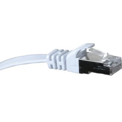 Afbeelding van Netwerkkabel RJ45 Plat CAT 6 U/FTP SNG wit 0.5 meter