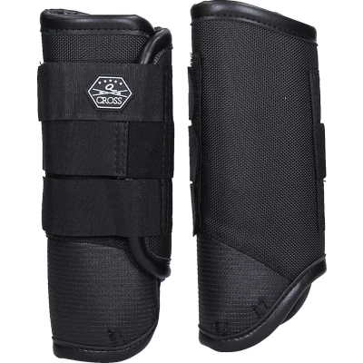 Afbeelding van QHP QCross Kevlar V eventing beschermers zwart maat:xl