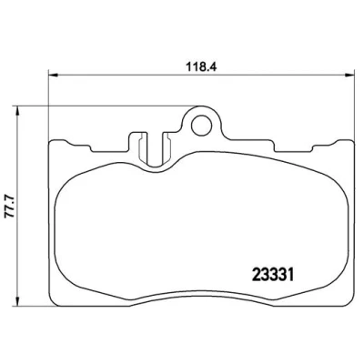 Afbeelding van Brembo Remblokset P 83 058