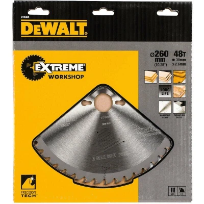 Afbeelding van DeWalt Accessoires Cirkelzaagblad 260x30x48t, wisseltand, positief 10, kerf 2,6mm DT4324 QZ