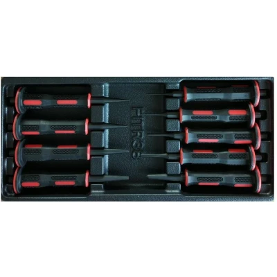 Afbeelding van Benson Gevulde Gereedschapswagen Tray Drevel Centerset 9 delig