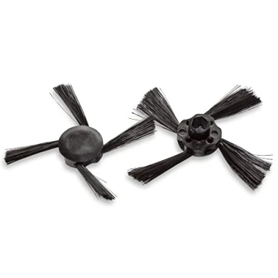 Afbeelding van vhbw 2 x zijborstels, compatibel met Neato Botvac Connected D10, D4, D3 robotstofzuiger, reinigingsborstelset, zwart