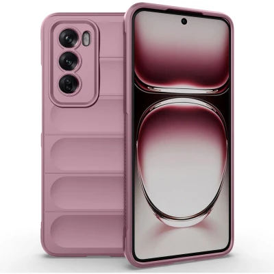 Afbeelding van Oppo Reno 12 Pro Hoesje Siliconen en TPU (zacht) imoshion Softcase/Backcover Paars Telefoonhoesje