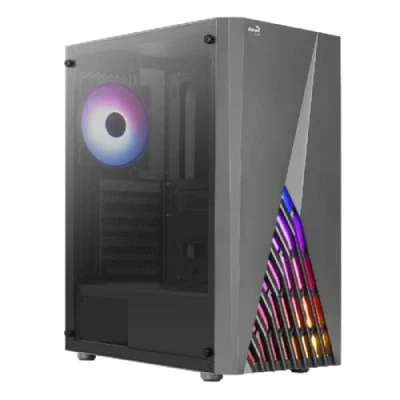 Afbeelding van Aerocool Delta Zwart ARGB Tempered Glass