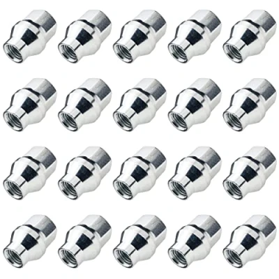 Afbeelding van 20 x wielmoeren met schacht 6 mm schachtmoer M12 1,5 SW19 wielbevestiging