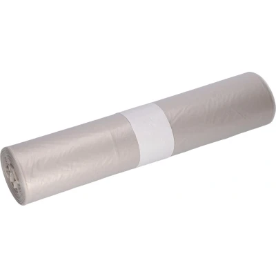 Afbeelding van Deiss vuilniszak, ft 57,5 x 100 cm, transparant, LDPE, rol van 25 stuks vuilniszak