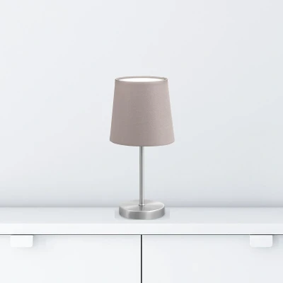 Afbeelding van B.K.Licht KlassiekeTafellamp taupe bedlamp excl. E14 lichtbron