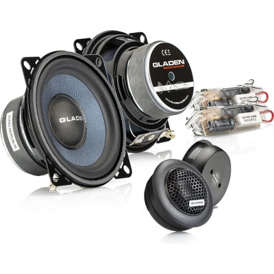 Afbeelding van Gladen Alpha GLA100 luidspreker set 10 cm 2 weg compo 55 watts RMS 3 ohms