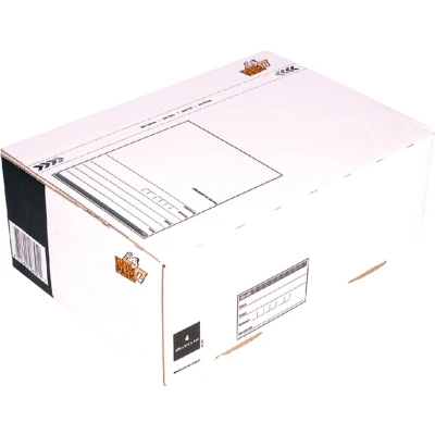 Afbeelding van Postpakketbox 4 CleverPack 305x215x110mm wit 25stuks