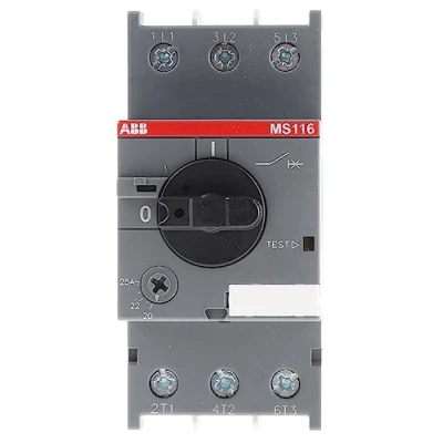 Afbeelding van Abb mbs draaiknop 20 25a thermischmagnetisch 3p 15ka schroefklem ip20 1sam250000r1014
