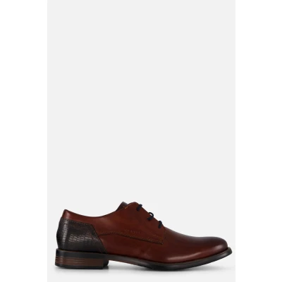 Afbeelding van Bugatti Veterschoenen Cognac