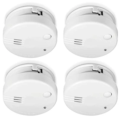 Afbeelding van Alecto SA 100 4 PACK Mini rookmelder met 5 jaar batterij, pack, wit White