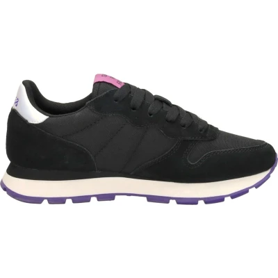 Afbeelding van Sun68 ALLY Solid Sneakers laag, Dames, Maat: 36, Nero Leer