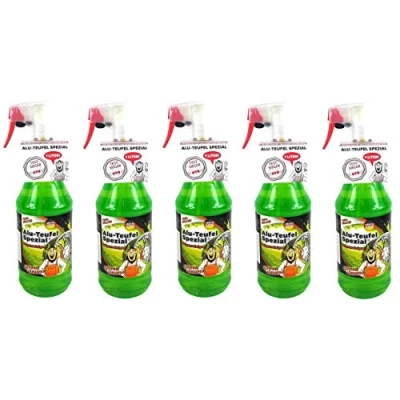 Afbeelding van Tuga 5 x 1 liter Alu Teufel velgenreiniger speciale zuurvrije actieve gel voor velgen en wieldoppen. Biologisch afbreekbaar.