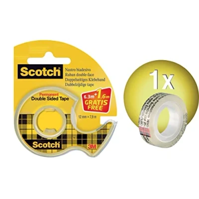 Afbeelding van 3M 665DP OLD665DP Dubbelzijdige tape Scotch 665 Transparant (l x b) 7.9 m 12 mm 1 stuk(s)