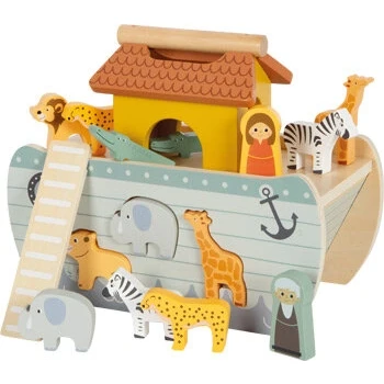 Afbeelding van Houten Vormenstoof Ark van Noach Safari, 15dlg.
