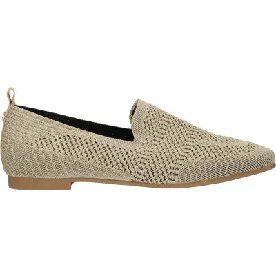 Afbeelding van La Strada knitted loafers goud metallic