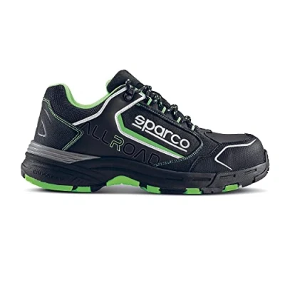 Afbeelding van Sparco ALLROAD S3 SRC, werkschoenen, zwart neongroen (zwart/groen), 43 EU