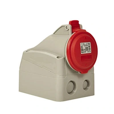 Afbeelding van Legrand 555159 vast stopcontact P17 IP44 16A, 380V tot 415V , 3P+N+T
