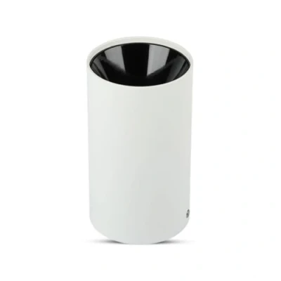 Afbeelding van V tac Plafondspot Vt 882 Gu10 Rond 8 X 14 Cm Wit/zwart