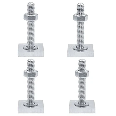Afbeelding van T gleuf adapter dakkoffer glijblokken imperiaal set M6 x 35mm voor relingdrager compatibel met Thule moeren sluitringen 4stk (4)