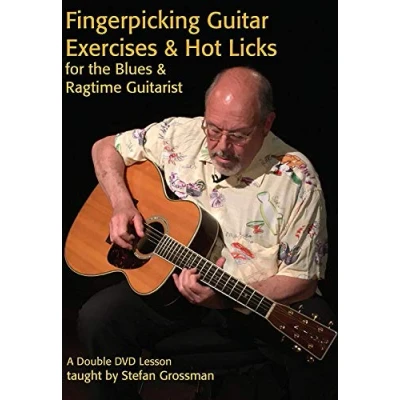 Afbeelding van Stefan Grossman Fingerpicking Guitar Exercises &amp; Hot Licks For Blu (2 DVD)