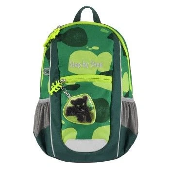 Afbeelding van Step by Rugzak Kiga Mini Backpack 6L Little Wild Cat Chiko Groene
