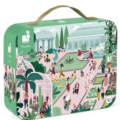 Afbeelding van Puzzelkoffer Janod De Botanische Tuin